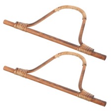 2 Pcs Bag Handle Round Purse Handles D-shaped Handbag Decorative