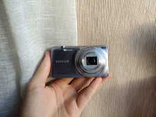 🔥Fujifilm FinePix JZ100 Silver 14.0MP digital compact camera🔥WORKing FULL Set