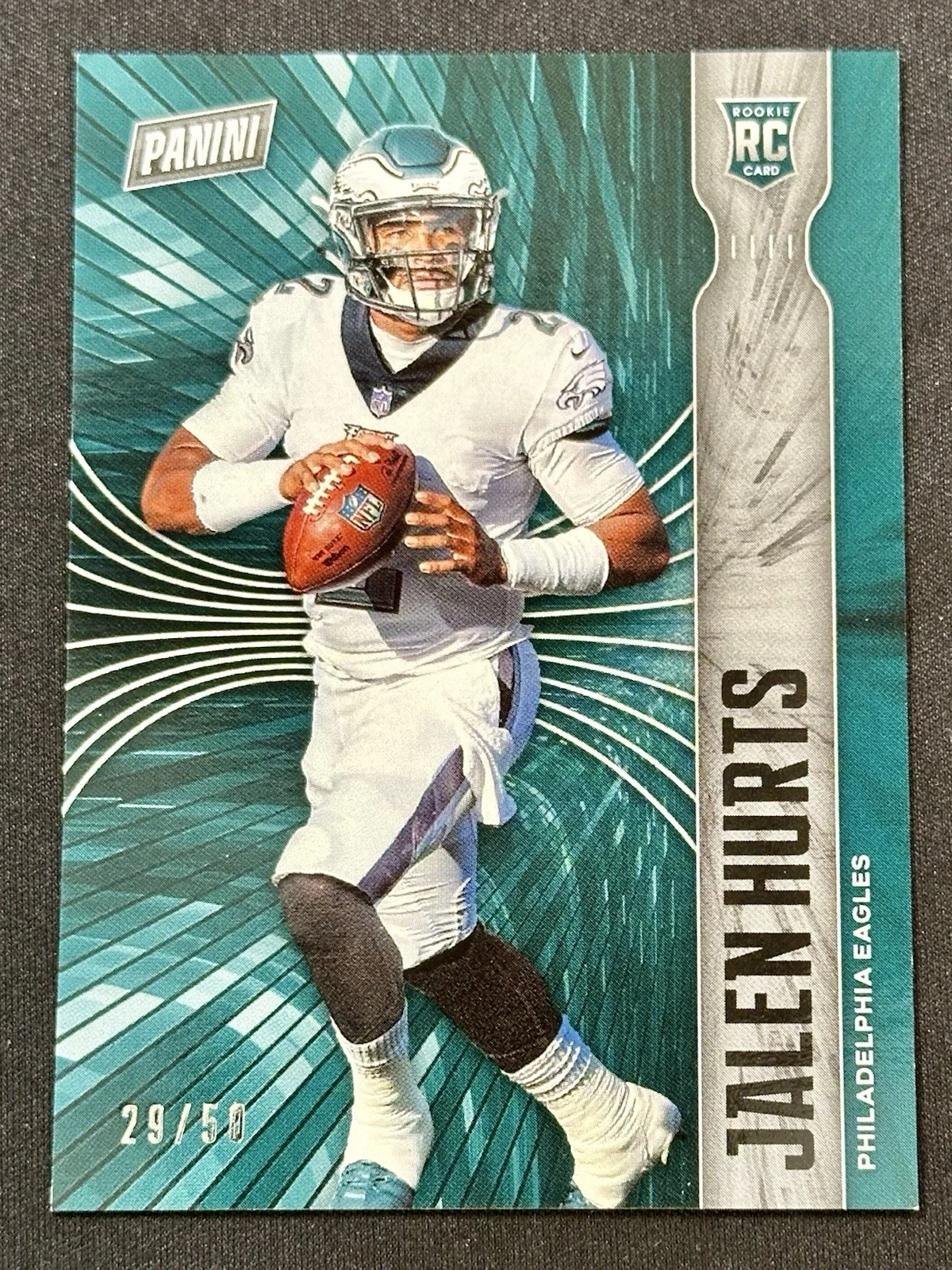 Jalen Hurts Panini NFL Player of the Day Rookies #RC11 Base