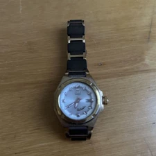 G-Shock Baby-G G-Ms Analog Quartz Women Gold And Black Watch Vintage 315952647