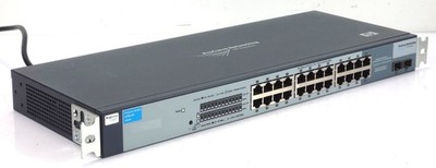 HP ProCurve 1700-24 Web Managed Switch 22x RJ-45 10/100 2x RJ-45/SFP GbE J9080A