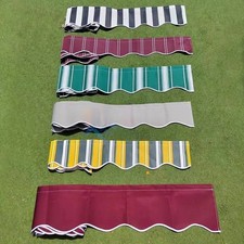 Store Banner Replacement Waterproof Strips Wavy Valance Sun Shade Canopy Awning
