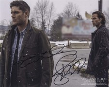 JENSEN ACKLES and JARED PADALECKI - Supernatural GENUINE SIGNED AUTOGRAPHS