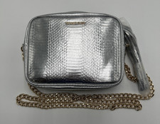 Victoria  s Secret Crossbody Handbag Silver Chain Strap Purse NWT 70