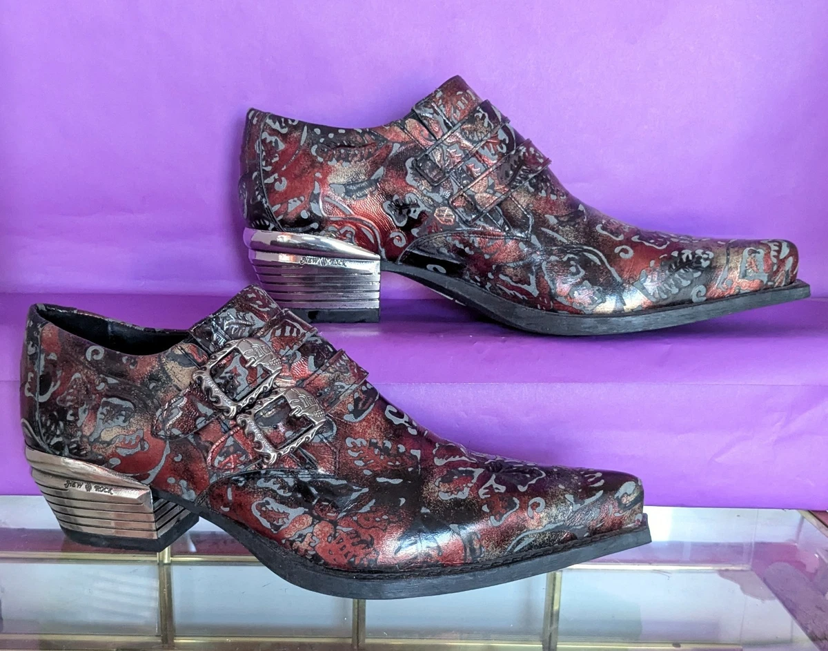 new rock ブーツ pointed toe 46 最終値下げ Red New Rock Boots for Men for Sale | Shop New & Used Men's Boots