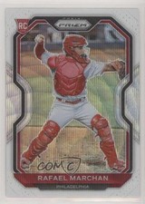 2021 Panini Prizm Tier II White Wave Prizm Rafael Marchan #151 0bv2