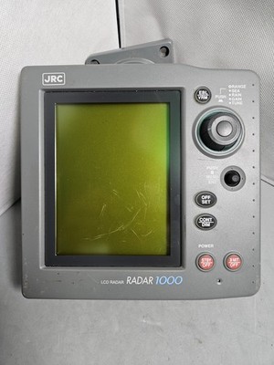 JRC Radar 1000 Display Head Unit NCD-3717 JMA-1010 Marine Boat Scanner Power Ok