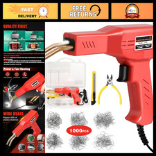 Upgraded Plastic Welder Kit with 1000 Staples, Hot Stapler for Car Bumper Repair