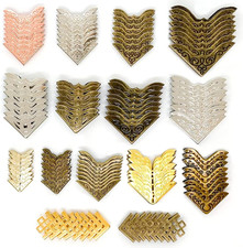 120Pcs Vintage Metal Corner Protector Iron Guard Edge Cover Scrapbooking Corne