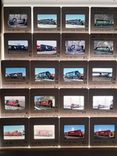 Orig Kodachrome Railroad Slides (20) MNNR MRL MKCX Alco RS27 EMD 
