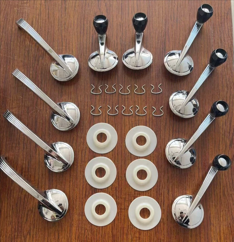 Vent & Window Cranks Door Handles & Gaskets Kit for 1953-60 Chevrolet Bel Air Foto 2 de 2