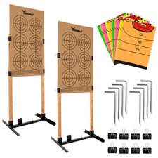 Adjustable Target Stand for Paper Silhouette Shooting Targets H Shape -2 Pack