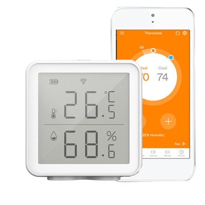 WiFi Smart Temperatur-Feuchtigkeitssensor Digital Hygrometer A9Y2