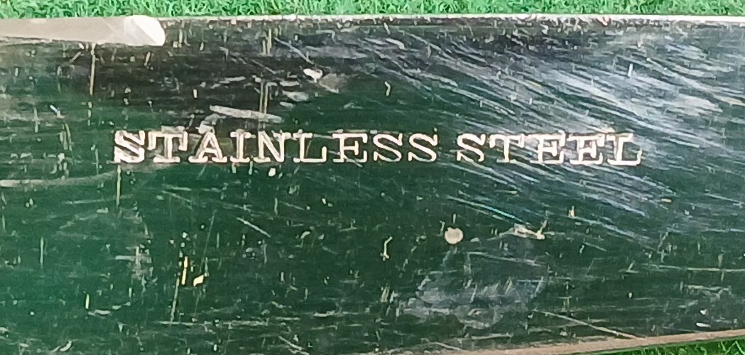 Vtg Set Of 6 Japan Stainless Steel Partial Serrated Steak Knives, Original Box