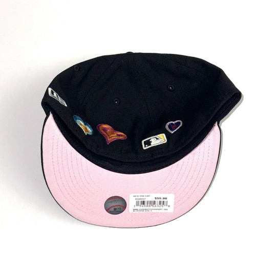 New Era 59fifty Pittsburgh Pirates Chain Stitch Hearts Pink UV Gr. 7 Neu - Bild 5 von 6