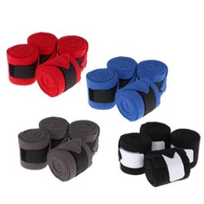 4Pcs Equine Standing Bandage for Outdoor Show Horse Racing