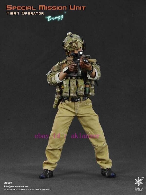 Easy&Simple 1/6 Es26007 Special Mission Unit Tier-1 Operator Part I Action  Toy
