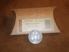 Longaberger 2005 Inaugural Basket Tie-On