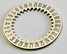 Pesuex Watch 336N Part 2557 Date Disk 6H In Metal