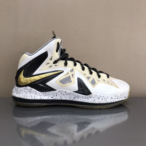 Nike LeBron 10 P.S. Elite+ 'White Gold 