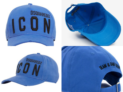 Dsquared2 Icon Cap Patch Logo Baseballcap Cap Kappe Basebalkappe Hat Hut New Col
