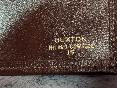 Vintage Brown Buxton Bill-Tainer Wallet New Without Box - Picture 3 of 5