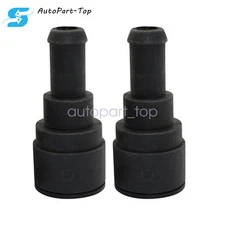 2x Heater Core Coolant Hose Connector Set For 99-14 Chevy Silverado Tahoe Sierra