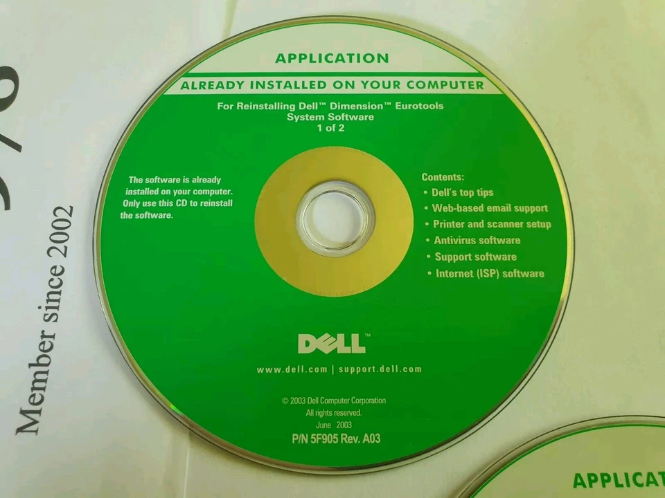 Dell Dimension Eurotools System Software Dell OEM - Bild 2 von 4