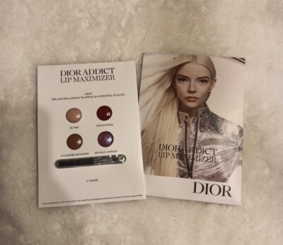 DIOR ADDICT LIP MAXIMIZER Sample Set Plumping Hydrating Natural Lip Gloss Shades