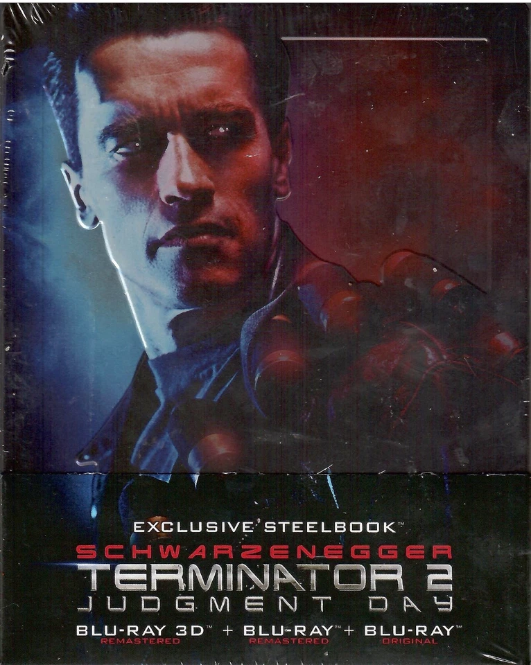 Terminator 2 Judgement Day 3D 1/4 Slip SteelBook Blu-ray FilmArena 1991 ShpNxtDy - Image 2 of 4