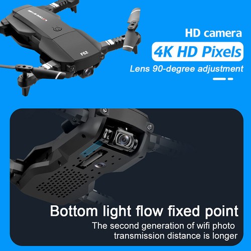 New style 4K HD camera Voice Control 4-Axis Aircraft RC Quadcopter F62 drone - Picture 3 of 8