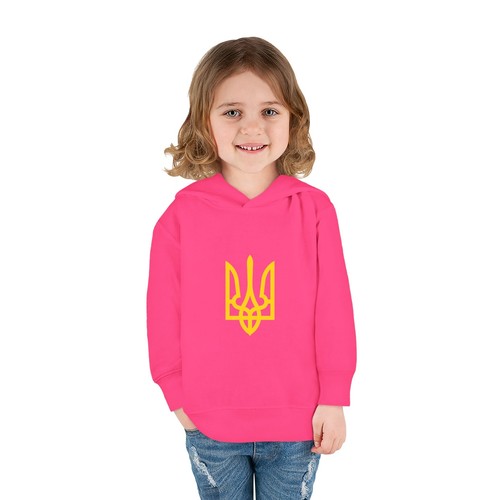 Ukrainian Tryzub Design Toddler Pullover Fleece Hoodie - Picture 57 of 57