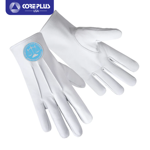 Masonic International Masons Gloves - Monitor Department White Leather - Picture 2 of 5