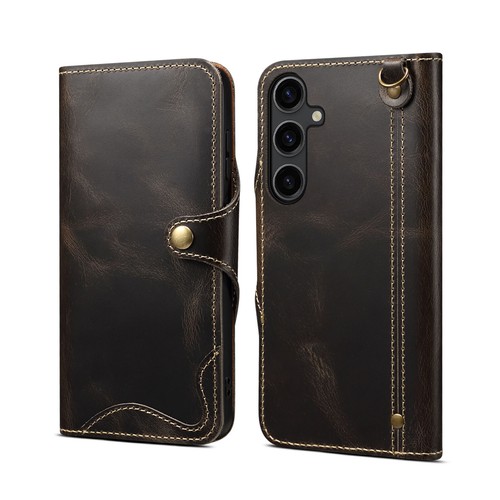 Original Genuine Leather Wallet Case Cover For Samsung Galaxy S23 S24 S25+ Ultra - Picture 14 of 42