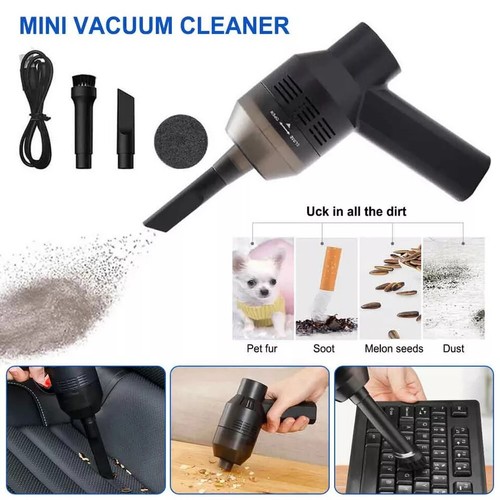 Rechargeable Air Duster Electric Cleaner Cleaning Vacuum for Car/PC/Keyboard/Pet - 第 1/12 張圖片