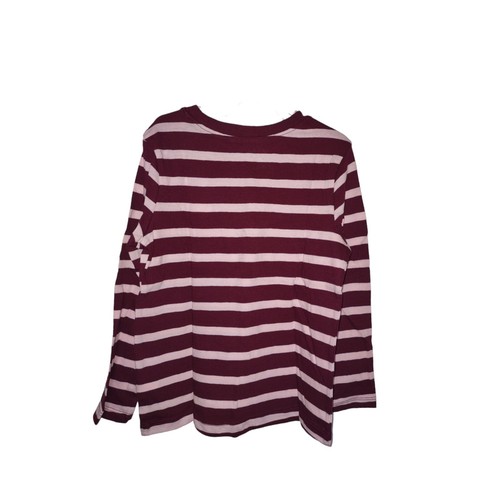 Old Navy 4T Pink Wine Red Long Sleeve T-Shirt | Unisex Baby/Toddler Cotton Top - Picture 4 of 8