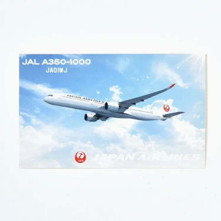 Japan Airlines JAL Stickers Airbus A350-1000 JA01WJ JAL