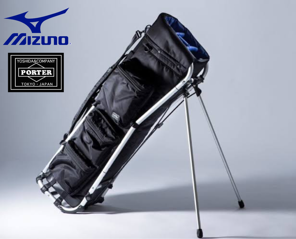 MIZUNO PORTER Men's Stand Golf Bag CB 5LJC203200 MIZUNO PORTER Men's Stand Golf Bag CB 5LJC203200