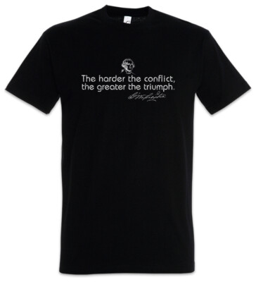The Harder The Conflict Herren T-Shirt George Washington USA President Präsident
