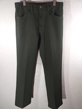 Vintage Levis Dacron Polyester 5 Pocket Pants 34X30 Made In USA Gold Tab