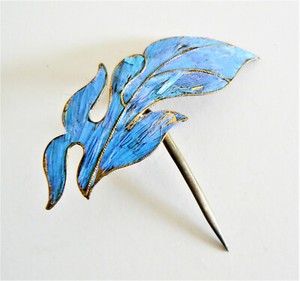 Qing Dynasty Kingfisher feather Hair Pin Chinese Vintage Antique Tian-tsui 點翠