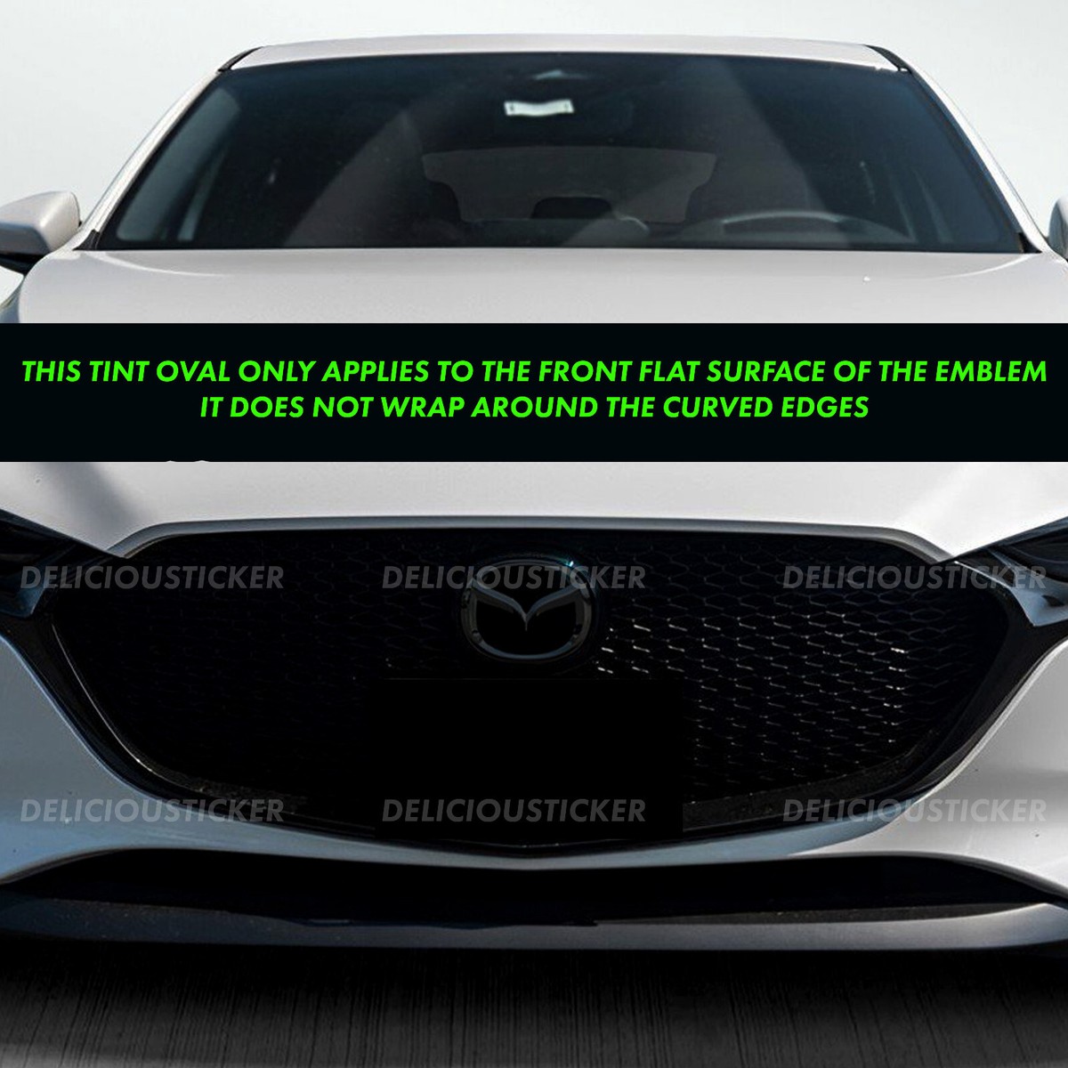 2022-2025 Mazda CX-5 Smoke PreCut Tint Overlay Decal Vinyl Front