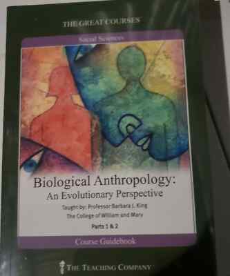 2 DVD Set Great Courses Biological Anthropology: An Evolutionary Perspective