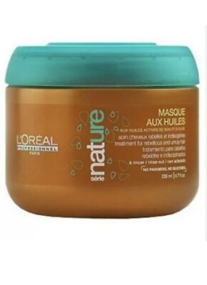 LOREAL Nature Serie Rinse-Out Masque Aux Huiles 6.7 oz