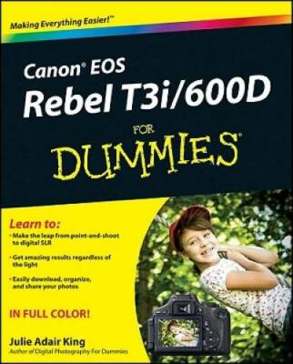 Canon EOS Rebel T3i / 600D For Dummies - Paperback - VERY GOOD