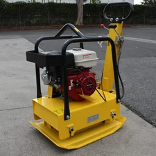 Reversible Plate Compactor Rammer Dirt Soil Asphalt Tamper w/9HP HONDA GX Engine