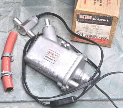240 VOLTS 1250 WATTS   VH-122-T10 KIM HOTSTART TANK HEATER W/ THERMOSTAT blemish