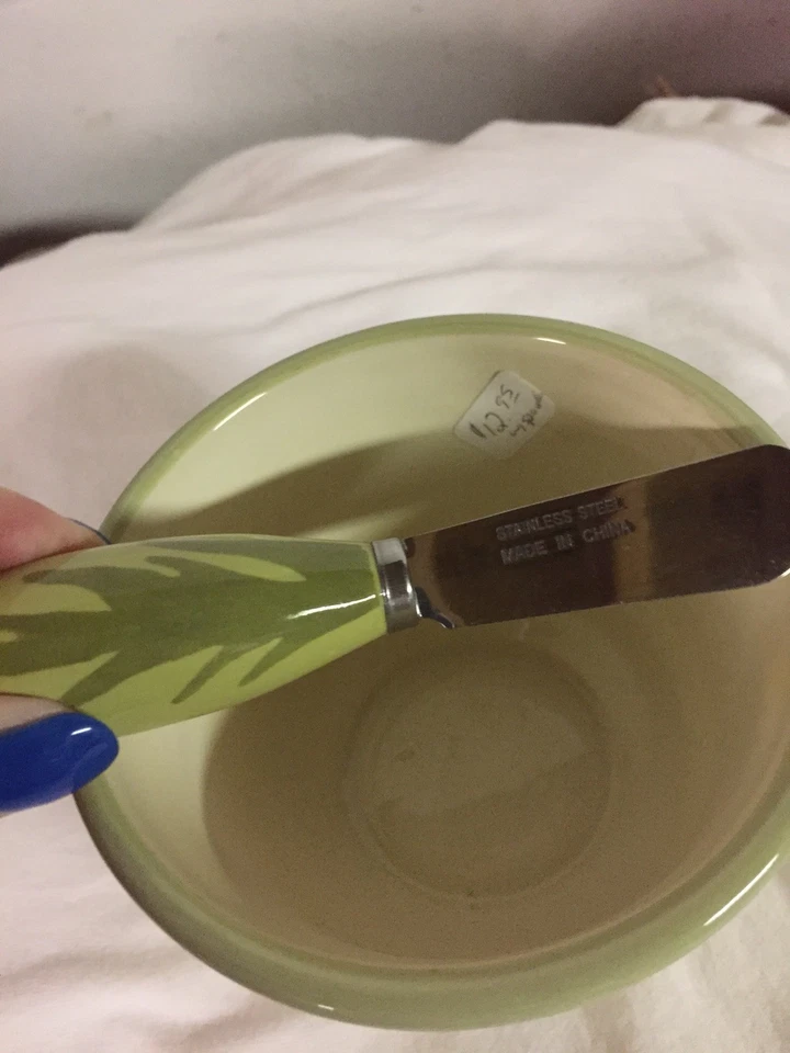 Cuenco de inmersión de bolas de queso Park Designs con patrón de esparcidor a juego Emma’s Garden NUEVO Foto 4 de 4