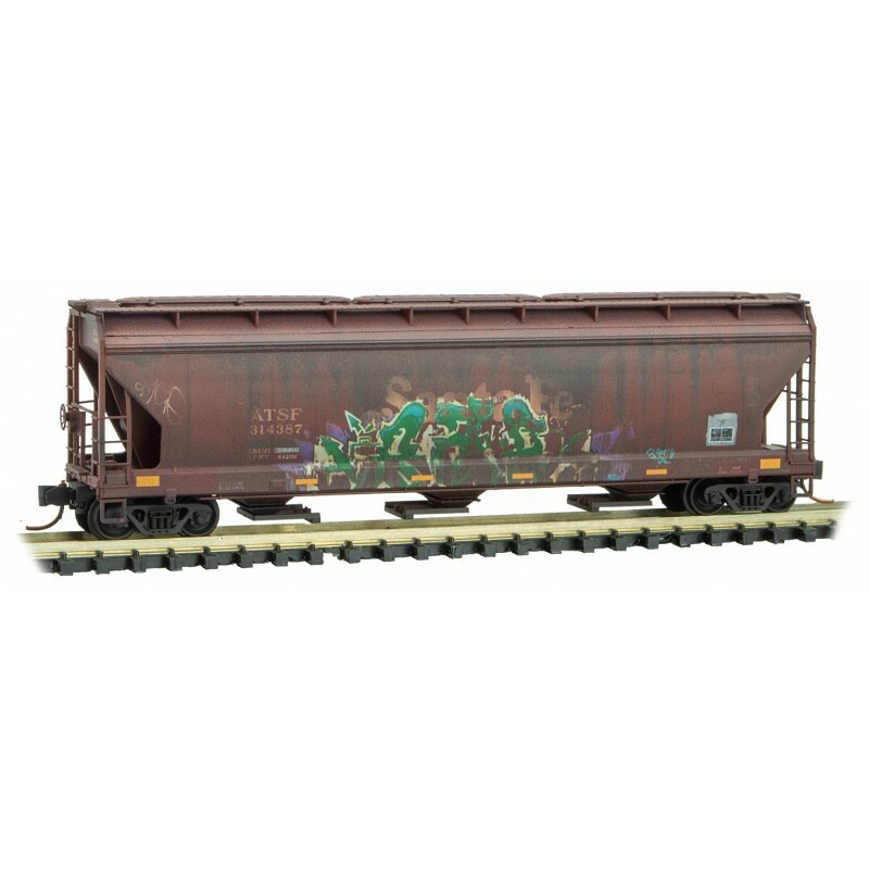 n scale weathered freight cars