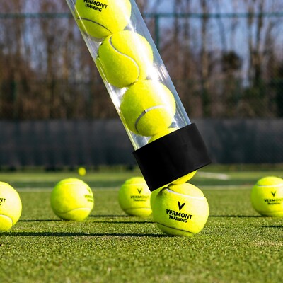 Balle de tennis polyvalente 2 tubes de 4 balles, Kuikma All Court Pro